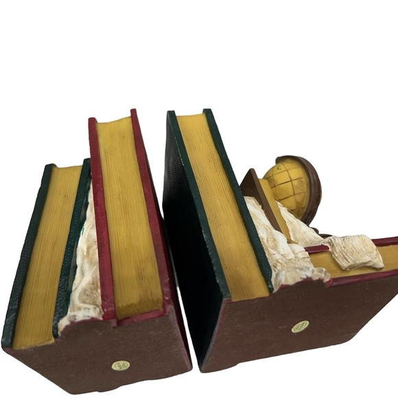 VTG Bookends Nautical Themed Log Book and Around the World Globe Books - Picture 7 of 16